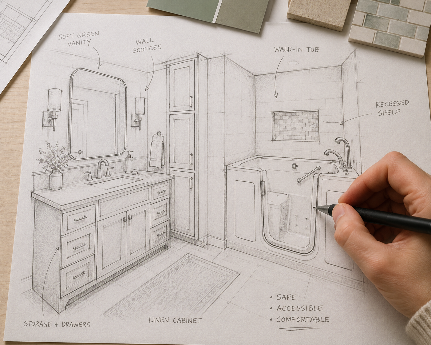 walk-in tub installation design in oak park